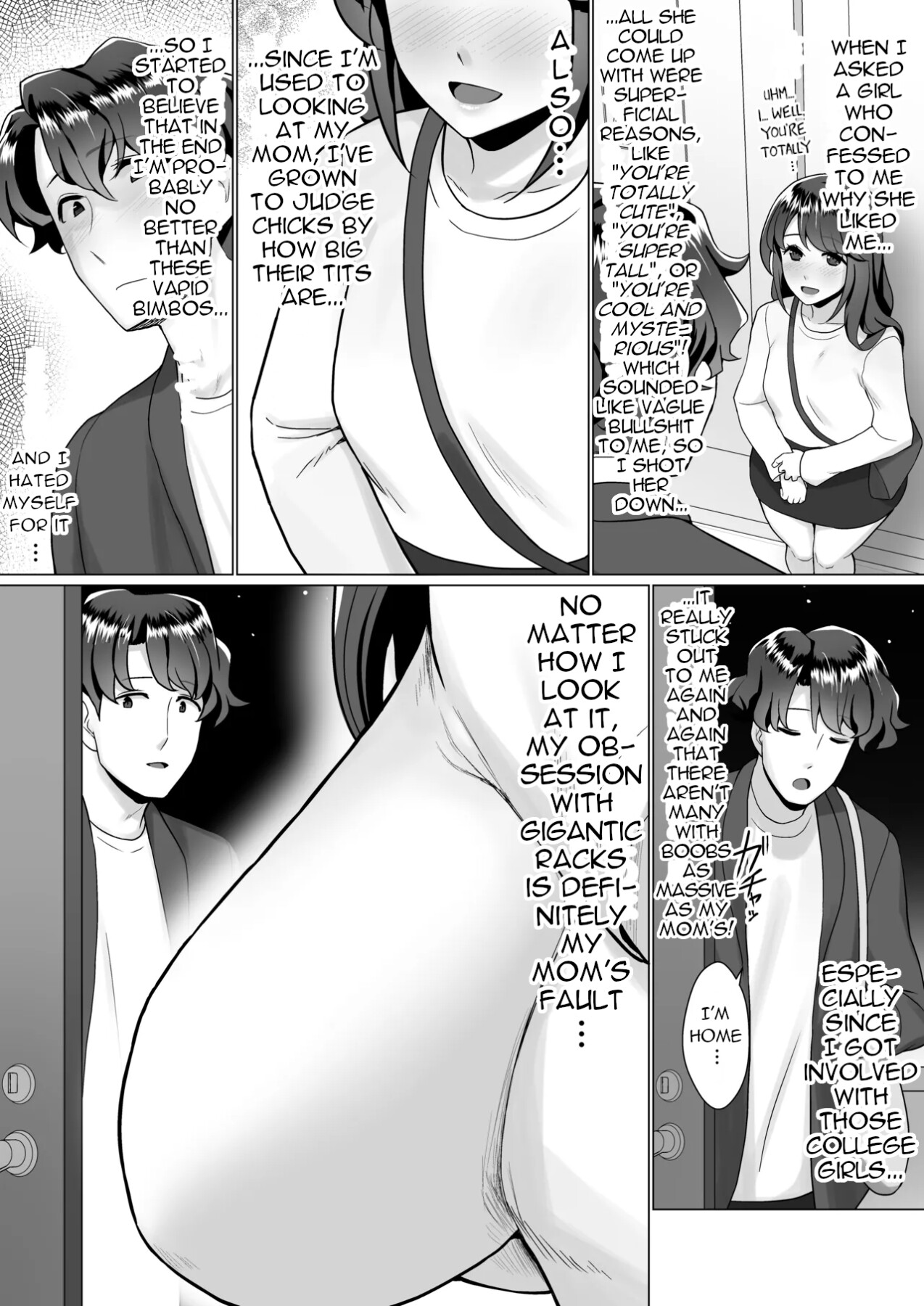 Hentai Manga Comic-My Mom Unconsciously Tempts M-Read-4